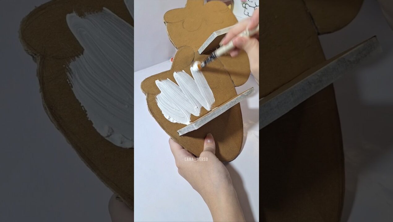 decoração com papelão #diy #handmade #decor #craft #art #aesthetic #cute #paper #diycrafts