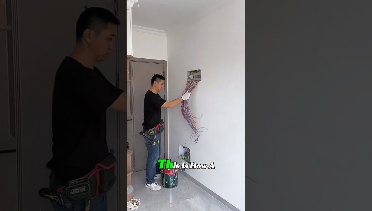 How Pros Wire a Home Electrical Panel Safely ⚡  #foryou #usa #DIY #homehack #electricity