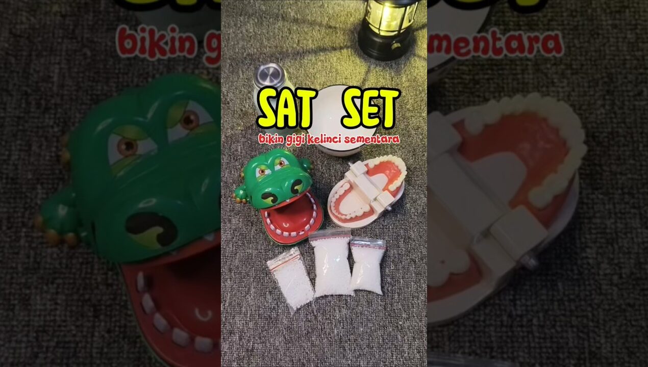 iseng coba, ternyata gemes juga #diy #penambalgigi #penambalgigisementara #tipspraktis