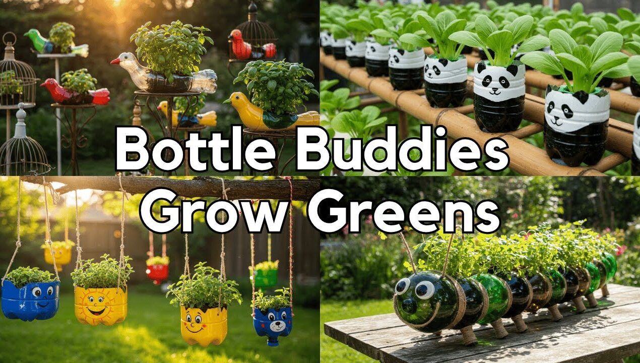 🌱 DIY Hydroponic Wonders from Bottles 🌱 Garden Recycle from trash to treasure