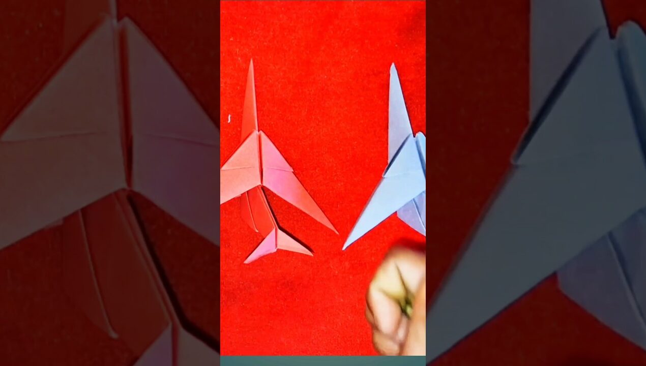 DIY paper Aroplan craft tutorial #craftideas #homemadepapercraft