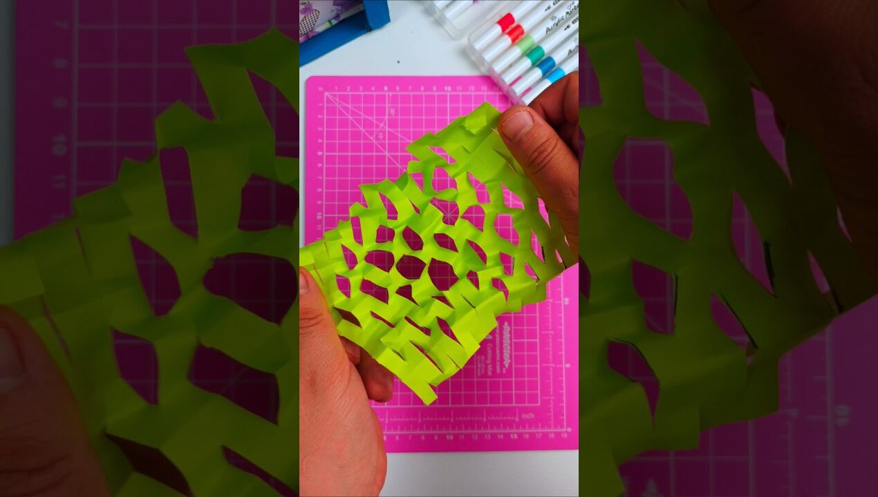 DIY Papel Recortado 😻  #art #diy #viral #ytshorts #paper #short #shortvideo
