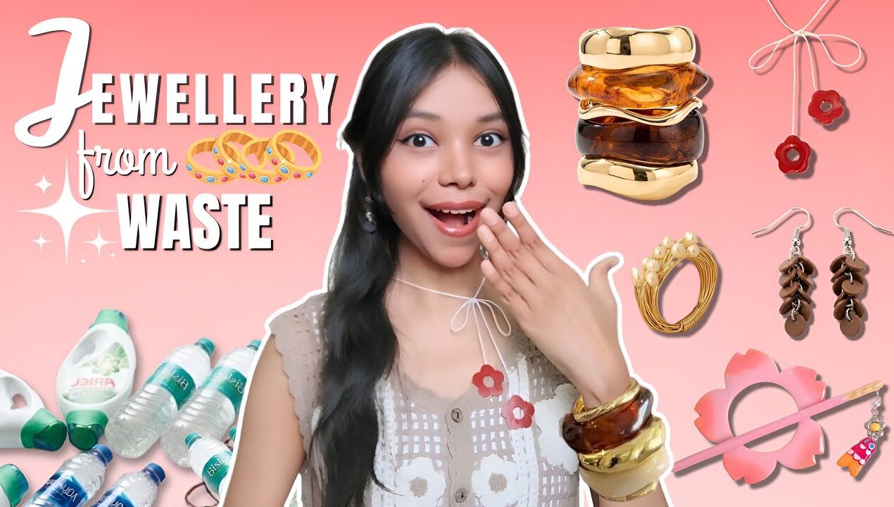 Turning Trash into Trendy Jewellery 😱 | DIY Waste to Wow💫