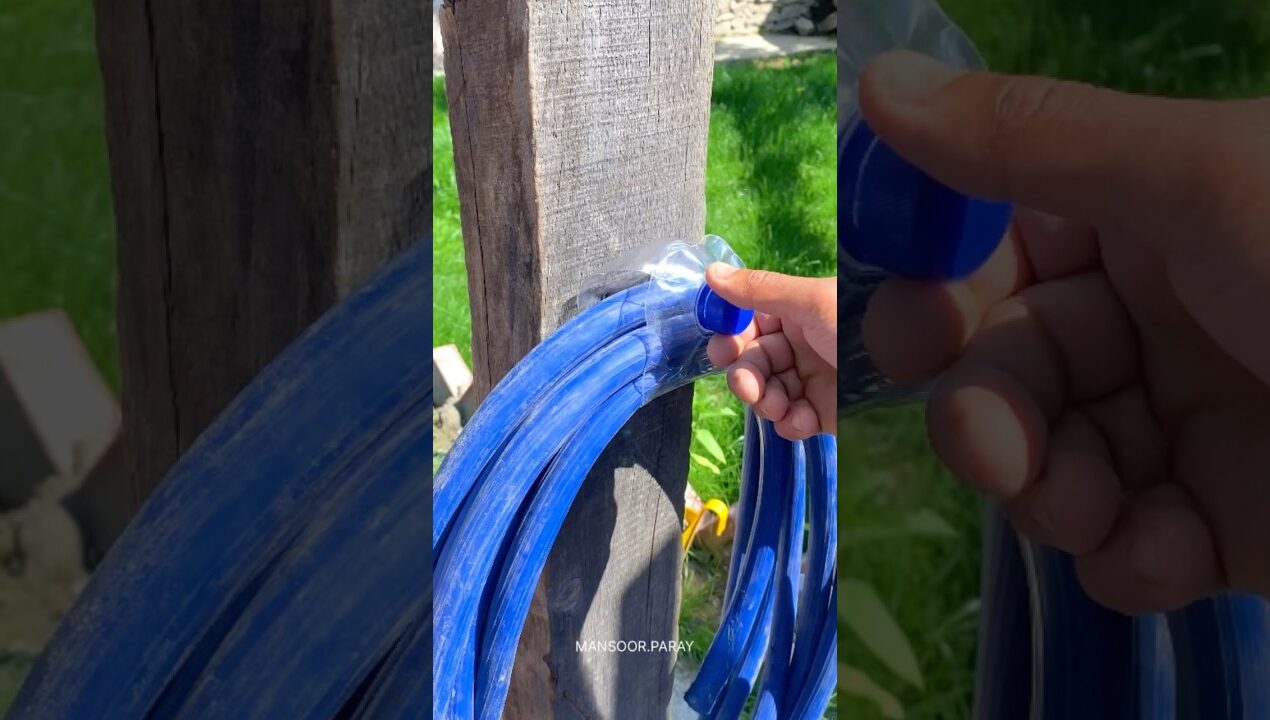 Garden Hose Holder DIY Ideas #diy #gardening #tipsandtricks #lifehack #ytshorts