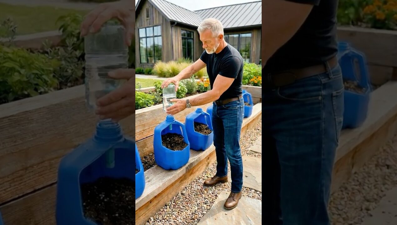Don’t Throw Away Plastic Gallons! Try This DIY Garden 🌿