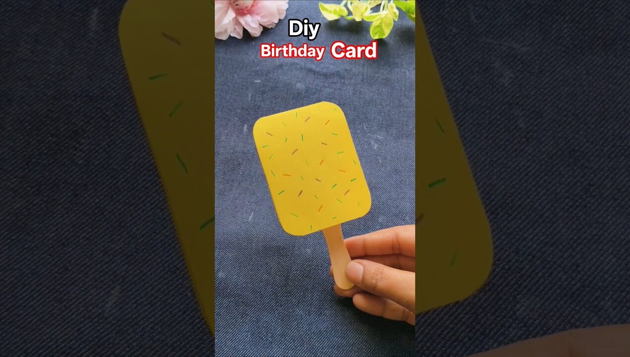 Diy birthday card 🎁💝#shorts #shortfeed #birthdaycard #papercraft #diy #diyideas #craft