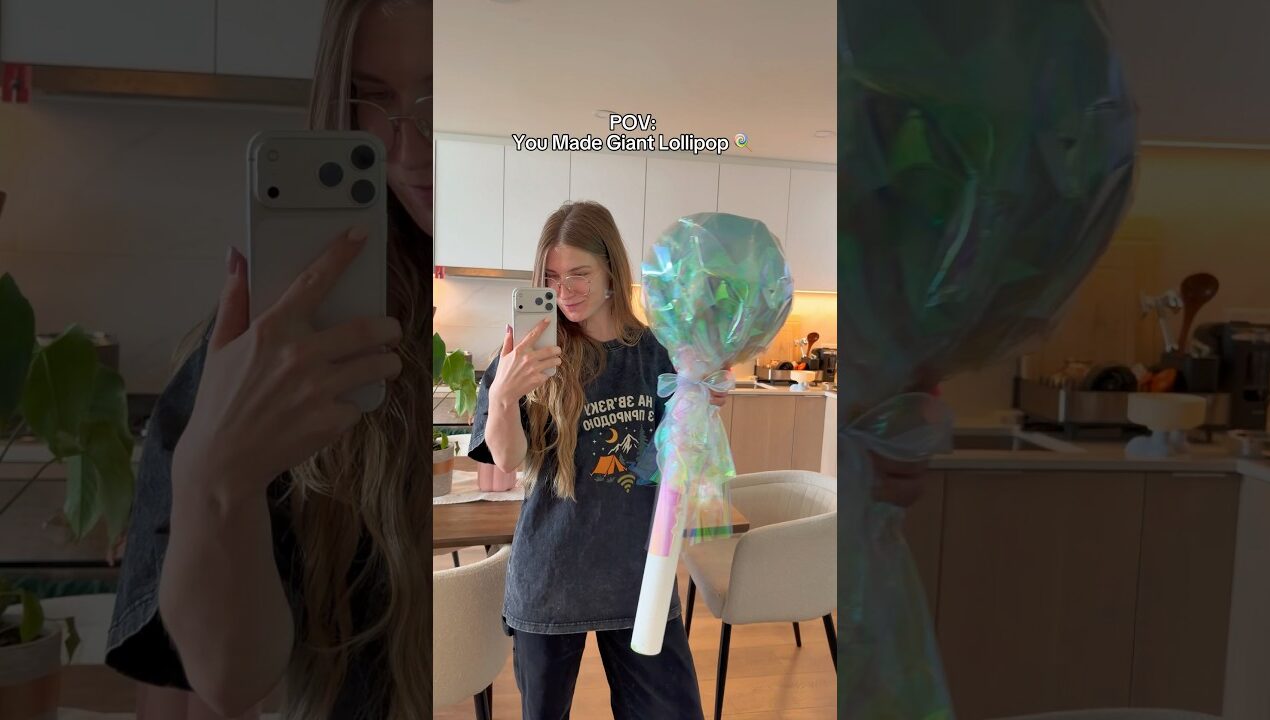 DIY Giant Lollipop 🍭| Sweet & Cute Gift Idea 🎁
