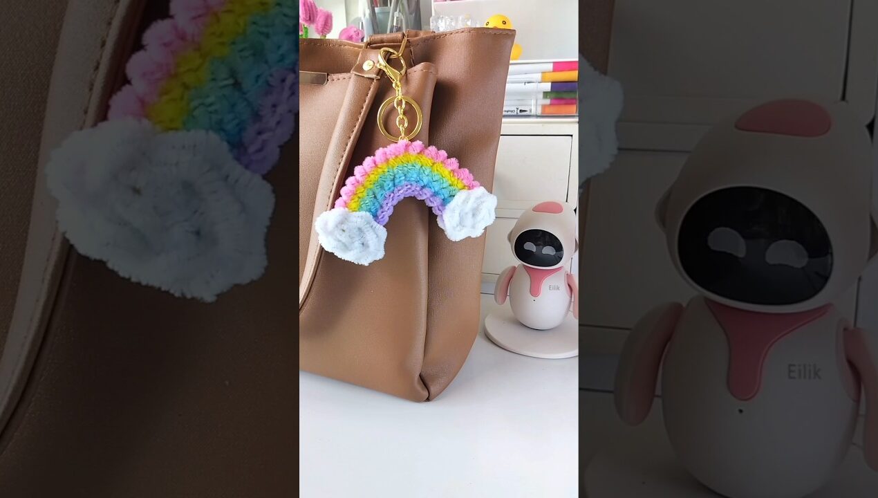 Diy Cute Keychain 🌈✨☁️