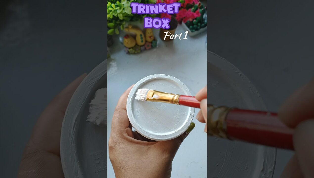 Diy Trinket Box Part 1 #ytshorts #crafting #trinketbox #aesthetic #diy #craftideas #diyideas #viral