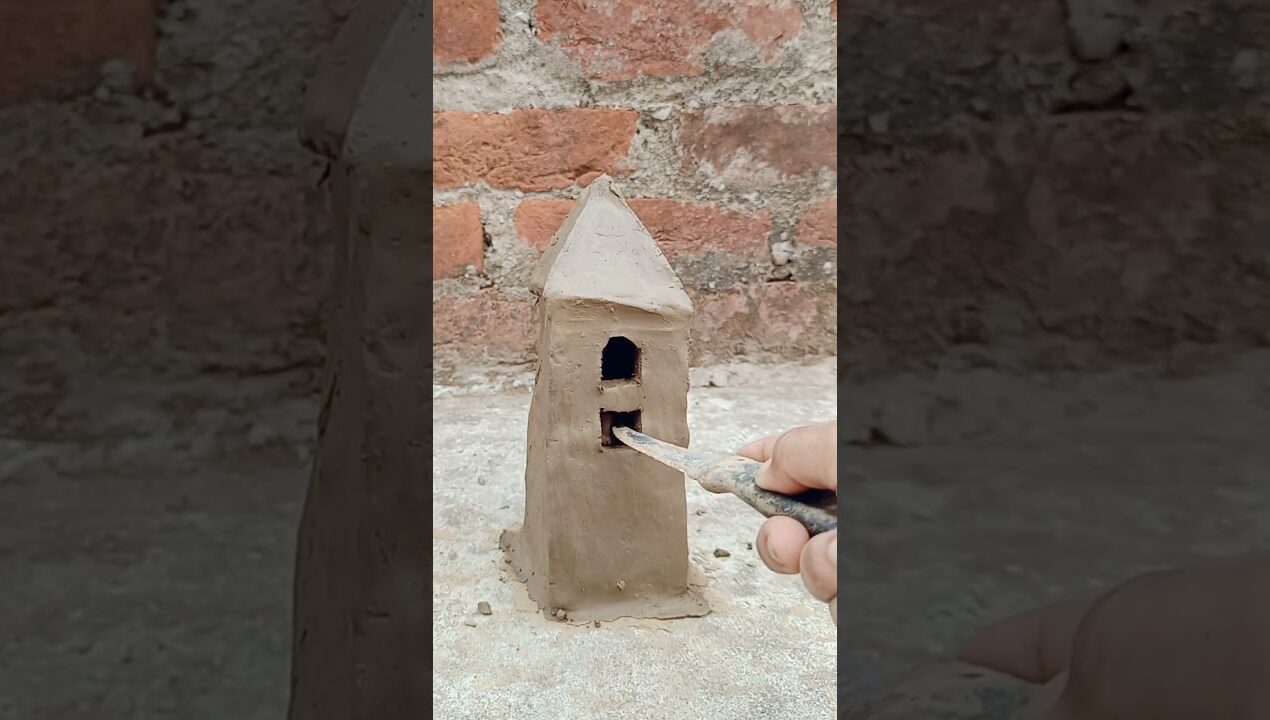 শেষ পর্যন্ত দেখুন 🎉🏡😍 #shorts #diy #clay #craft #art #viral #youtubeshorts #viralvideo