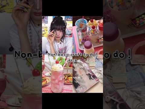 non-basic #crafts to do !! 🫧🧃🍥 pt :3 #diy #craft