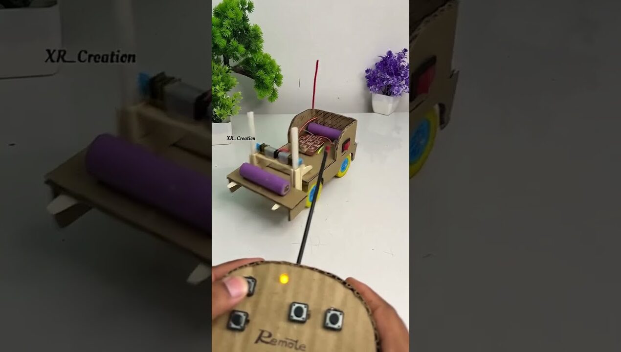 Amazing RC controlled Fork Lift ⚡#viral #trending #shortsfeed #shortviral #diy #diyideas #ideas