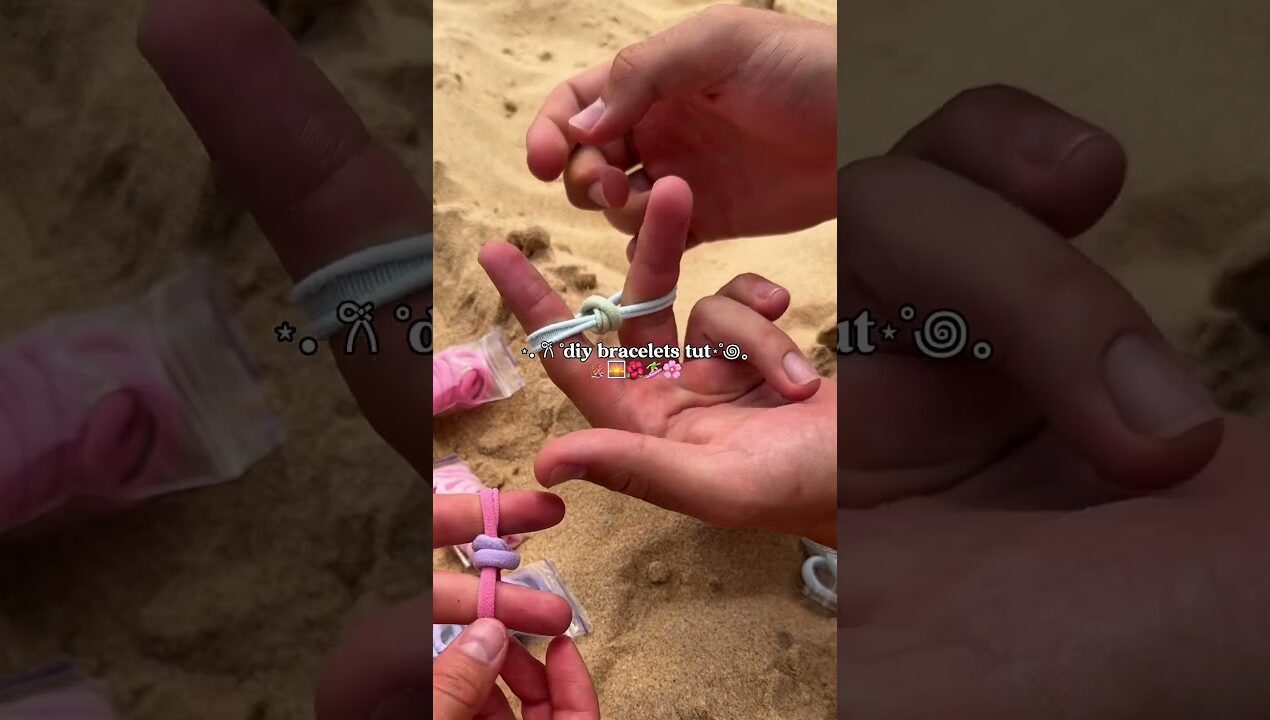 🌺🥹🌸 Beach Craft Idea for BFF 🪸🌴 DIY Handmade Bracelets ✨ #diy #bracelet #summer #craft