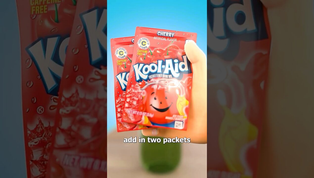 I Created Kool Aid Flavored Pickles!! 😱 #shorts #koolaidpickles #koolaid #diy