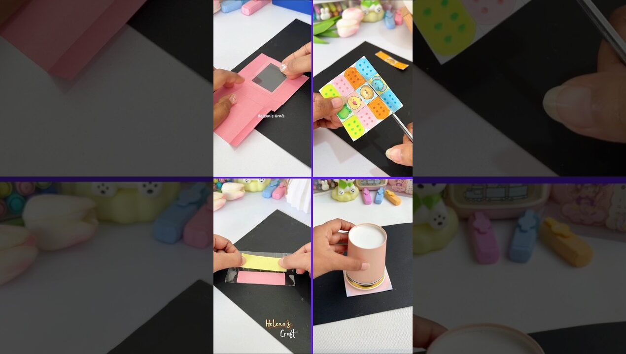 4 Creative Craft Ideas 🤩 #diy #shorts #craft #helenascraft #diyideas