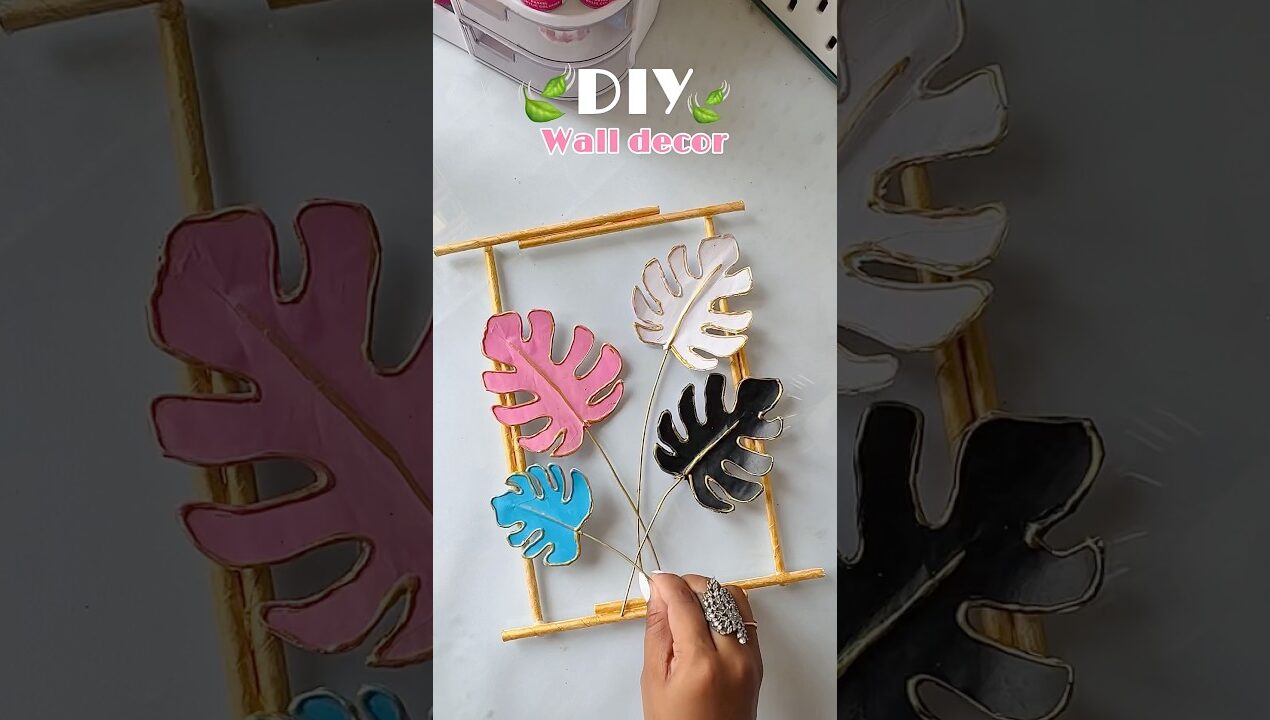 DIY Wall Decor #diy #craft #art #metalwalldecor #viral  #shorts #viralshorts #papercraft #handmade