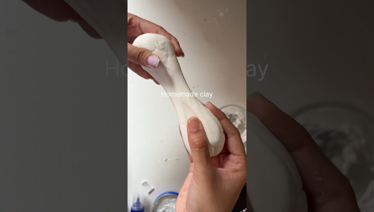 Home clay recipe #coldporcelainclay #diy