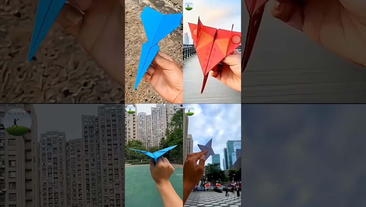 Amazing Paper Airplane Designs Collection ✈️ | Easy DIY Origami Flying Crafts #shorts #diy #paper