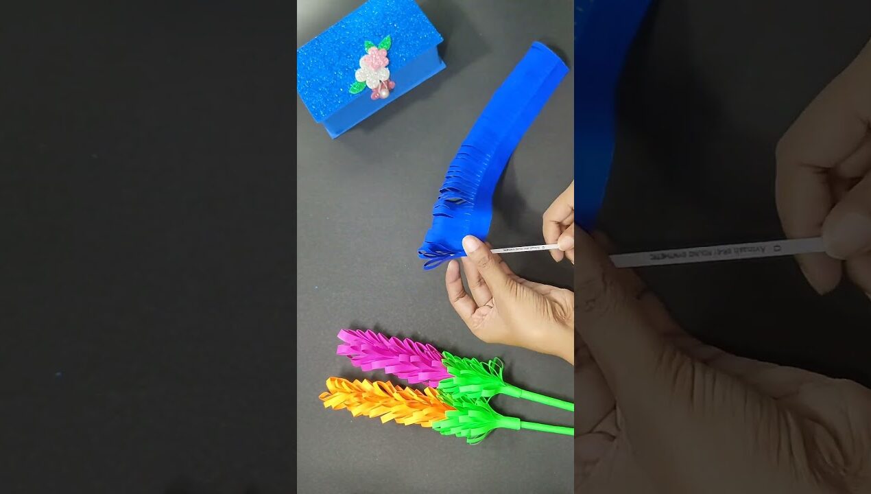 Paper Craft Flower 🌻 #diy #craft #flowers