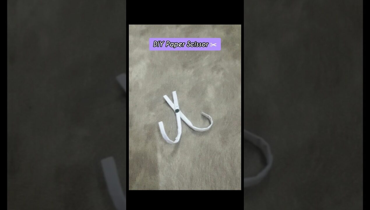 ✂️ DIY Origami Scissors  👀 paper craft ideas @DIYwithAshi  #viral #diy #ytshorts#scissors #ideas