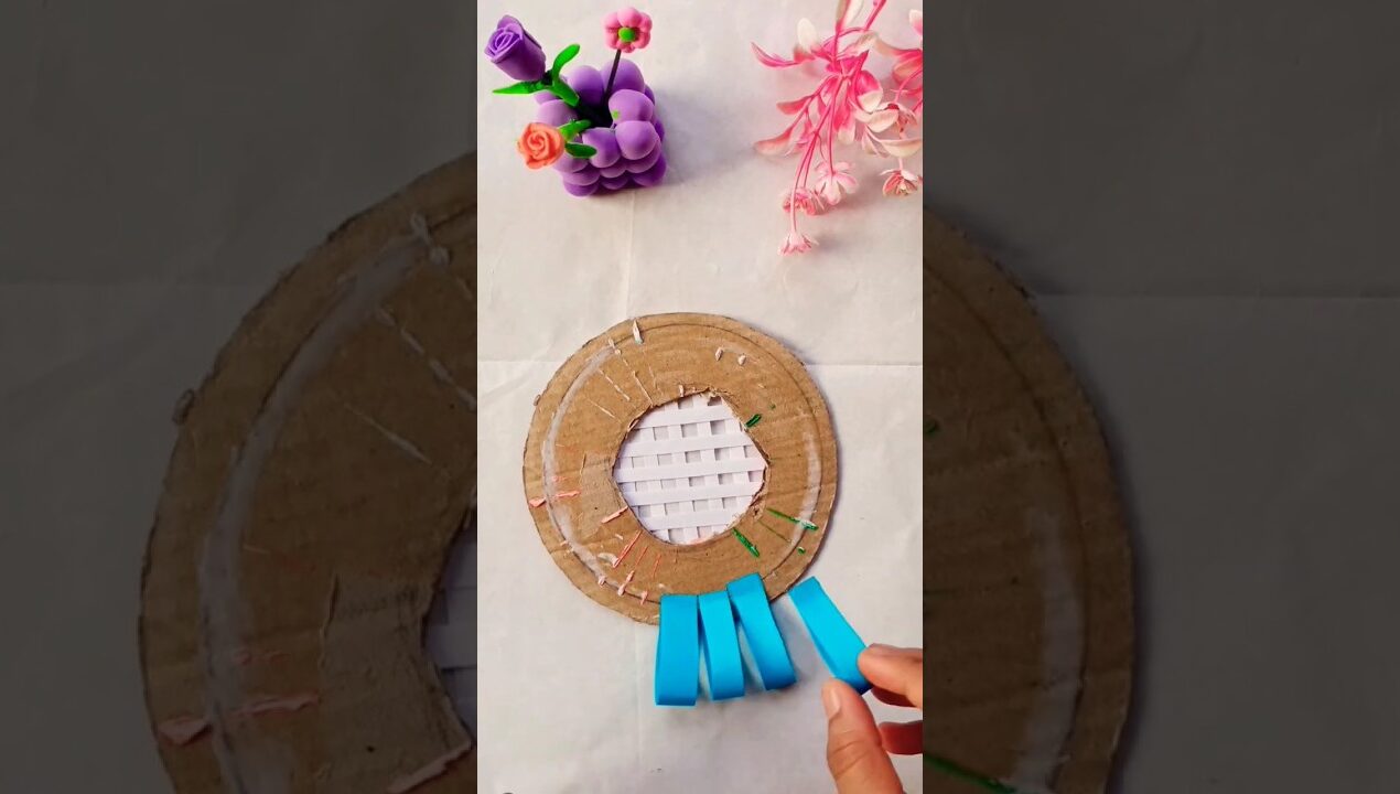 wall hanging craft,wall hanging paper craft, wall decor ideas#wallhanging #walldecoration #diy#craft