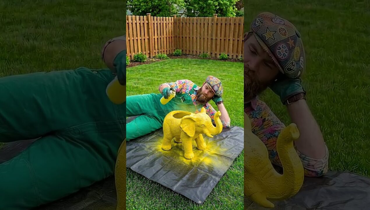 Genius Backyard Idea! Cool Planter from an Old Toy 🪴 #garden #diy #gardening