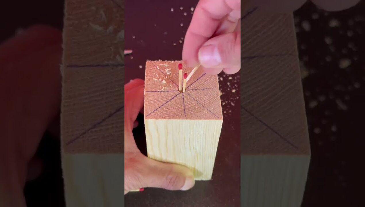 تحديد المركز بطريقة سهلة وبسيطة جدا #tools #ideas #innovation #craft #diy