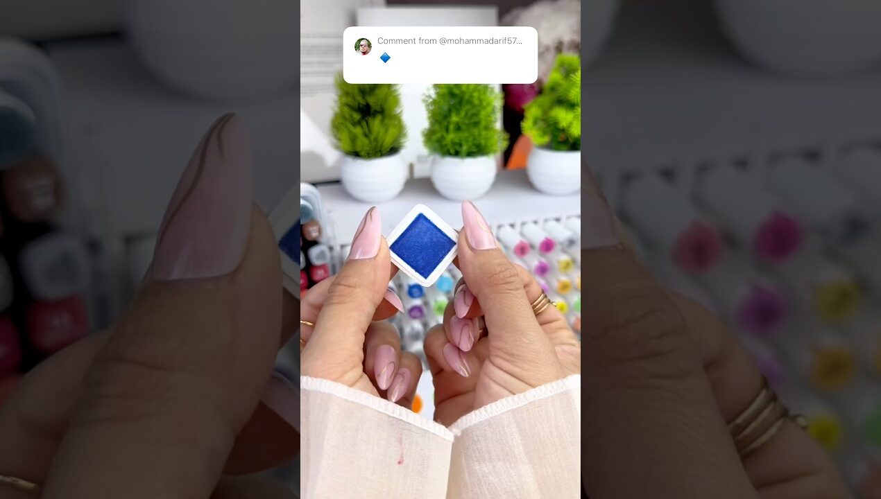 Tiny Blue Diamond Sticker 💎 #diy #art #emoji #sticker #drawing #youtubeshorts #craft #stickermaker