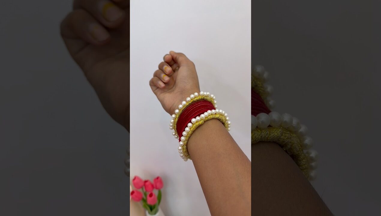 DIY Customised চুরি বানালাম ✨ #diy #artandcraft #artshorts