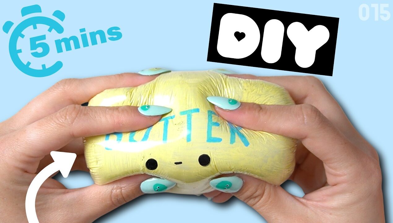 DIY squishy in UNDER 5 MINUTES!!! (without foam!)