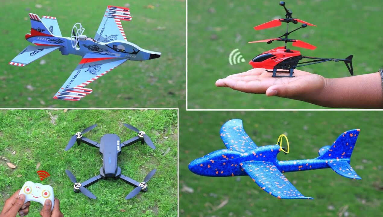 4 Amazing flying toys in the sky || Awesome DIY Toys #unboxing