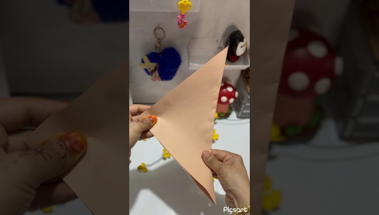 Diy origami dog 🐶 making 😍#craft #diy ideas #shorts feed