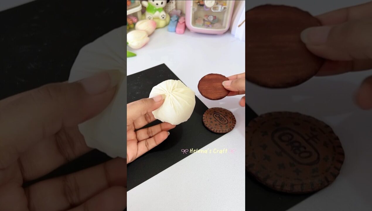 Viral Oreo Squishy #diy #shorts #craft #helenascraft #diyideas