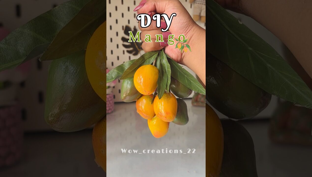 DIY MANGO 🥭 #shorts #viral  #viralshort #reuse #diy #handmade  #crafting #trending