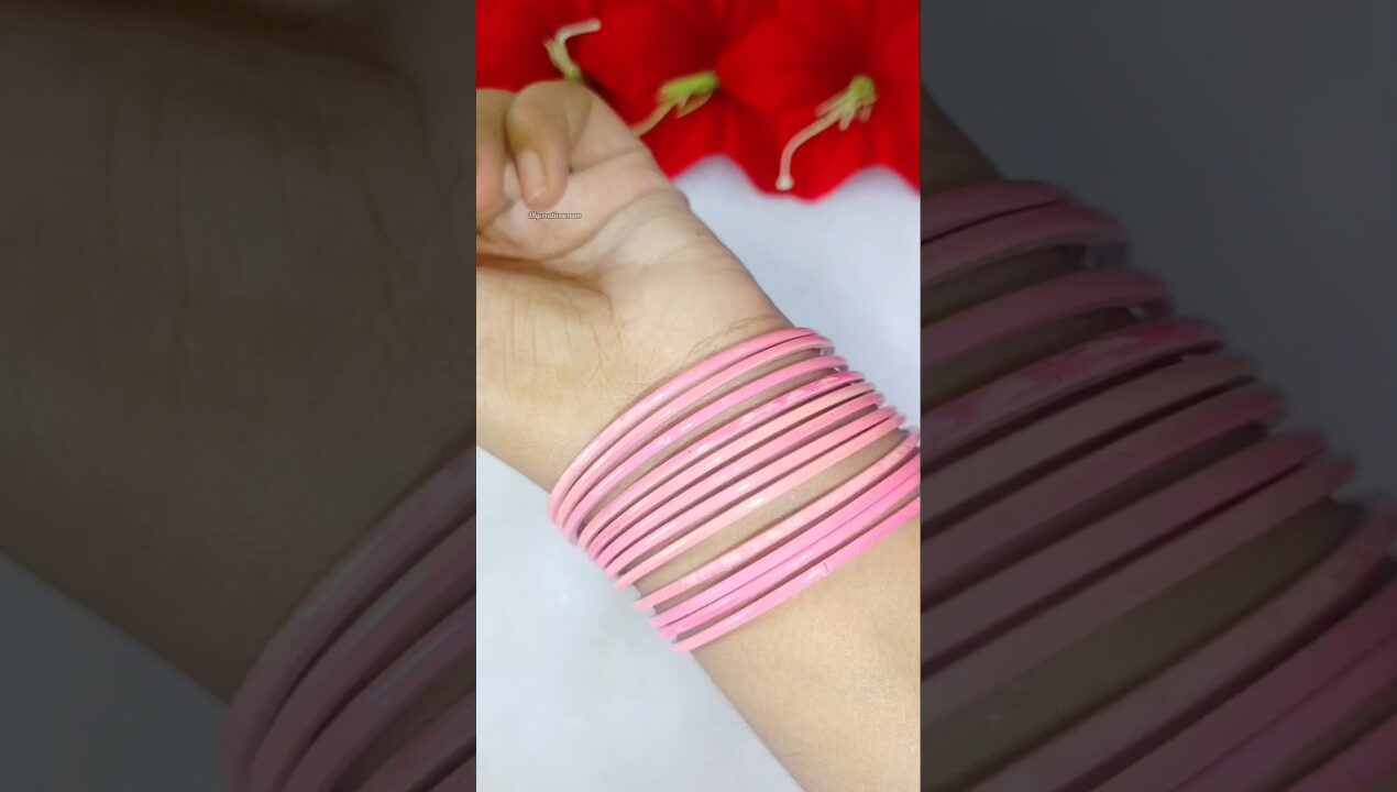 DIY handmade ghungroo bangles 😍#craft #diy #creative #bangles #yt #shortvideo