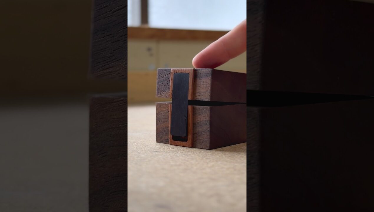 Making This Wooden Latch #shorts #woodworking #diy