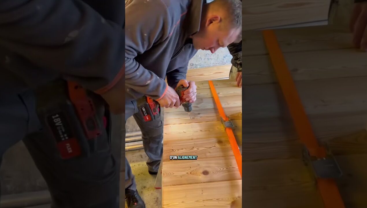 Rénovation complète d’une porte de cave #bricolage #diy #construction #renovation #travaux #artisan