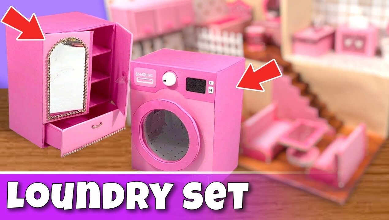 DIY Loundry Set for DOLL !