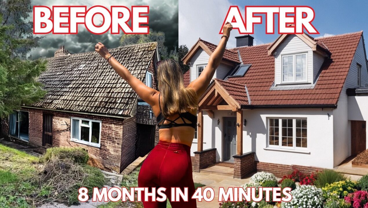 Derelict House Renovation Time Lapse / Extreme DIY Transformation