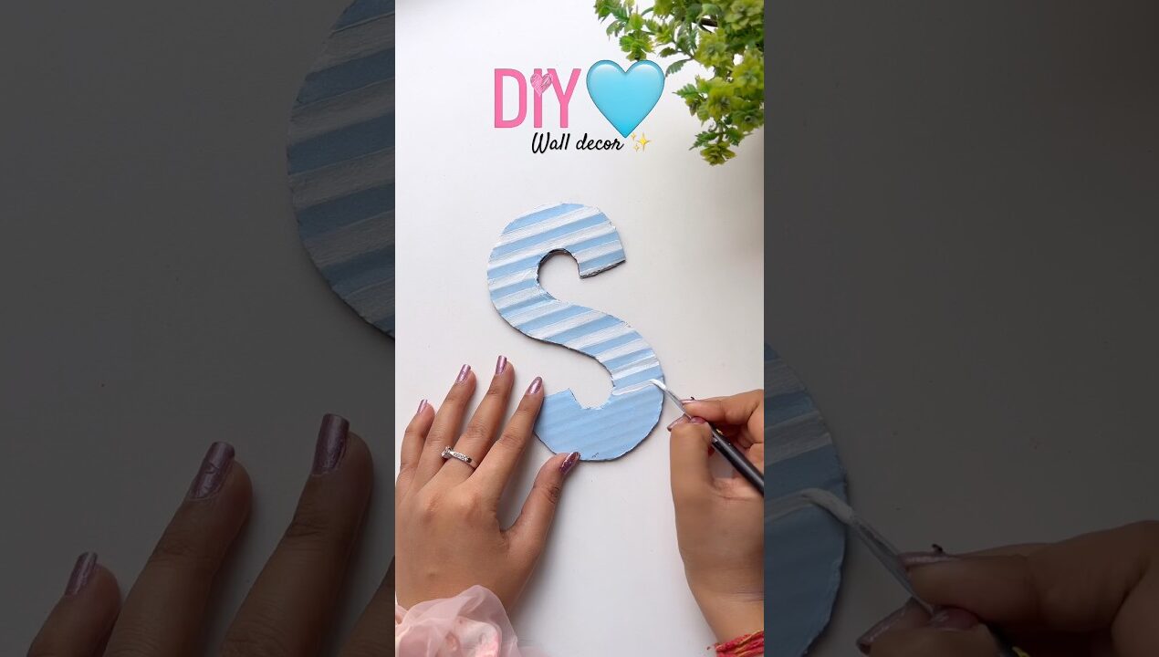 DIY wall decor ideas 😍❤️#art #shorts #viral #shortvideo #trending