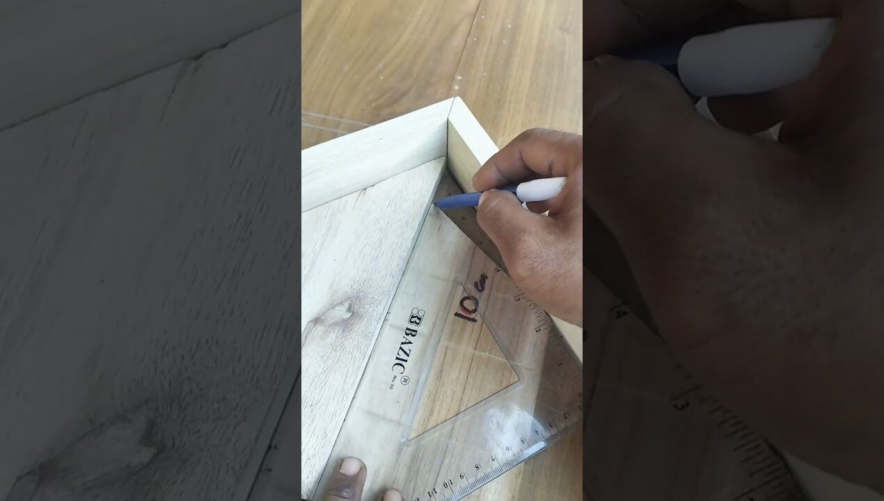 cara mudah mencari sudut biar presisi pada kayu #woodworking #diy #ideas #carpenter #usa