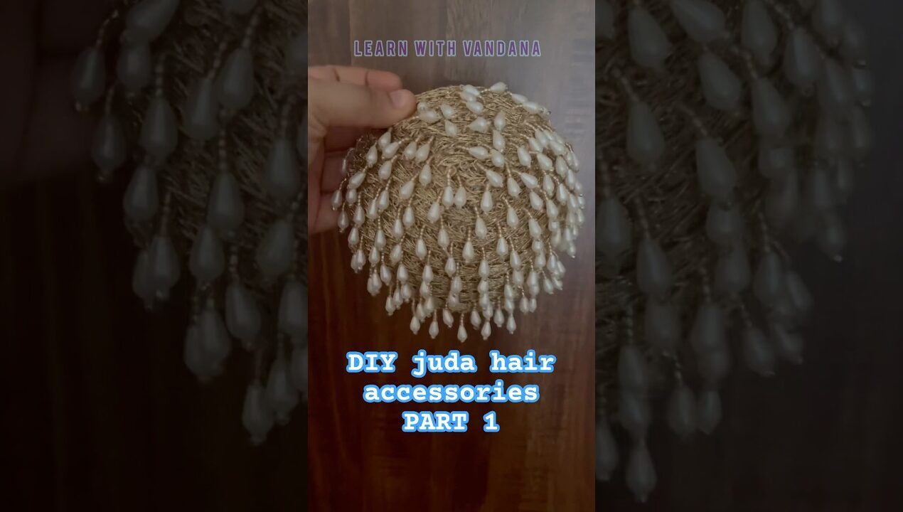 DIY hair accessories for bun / juda #diy #diyideas #hairstyle #shorts