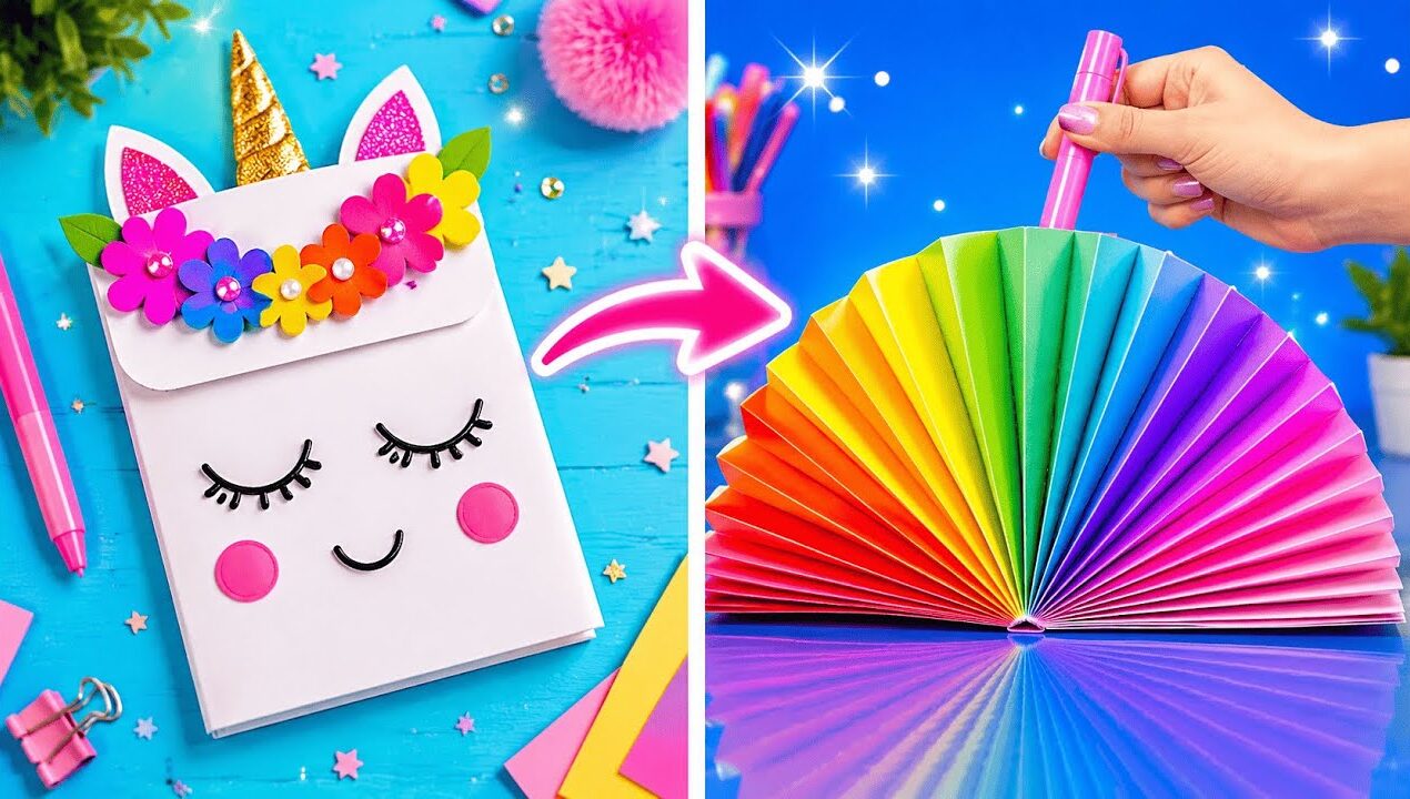 CUTE PAPER DIYs! ✂️ Tiny Crafts Every Student Will Love
