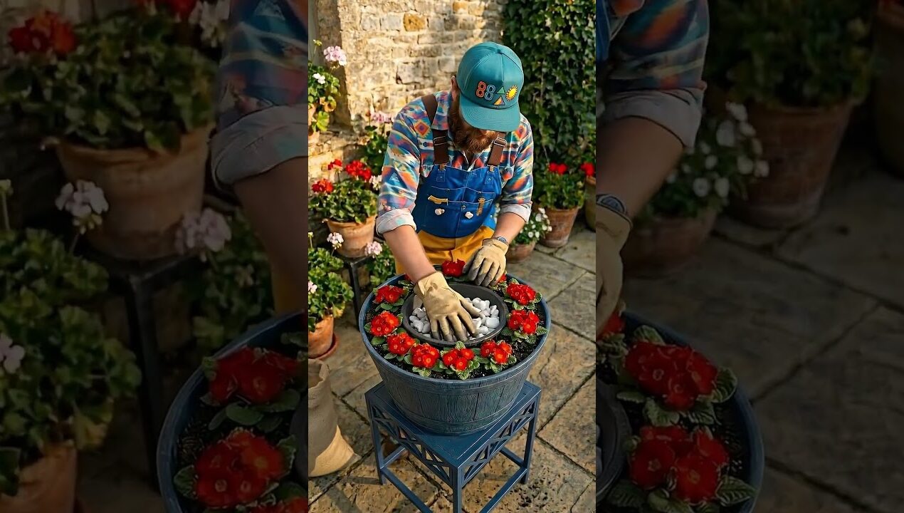 DIY: Magical Fountain from an Ordinary Pot! ✨ #diy