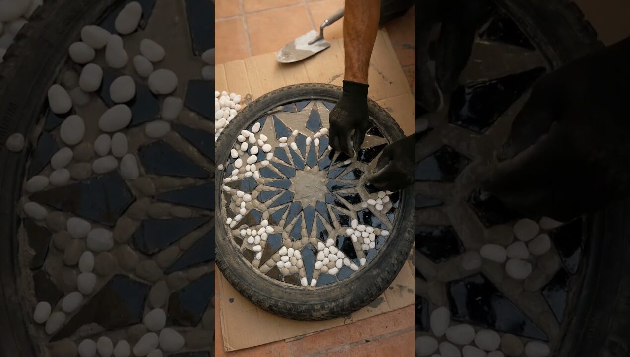 Upcycling a Trash Tire into High-End Modern Decor!