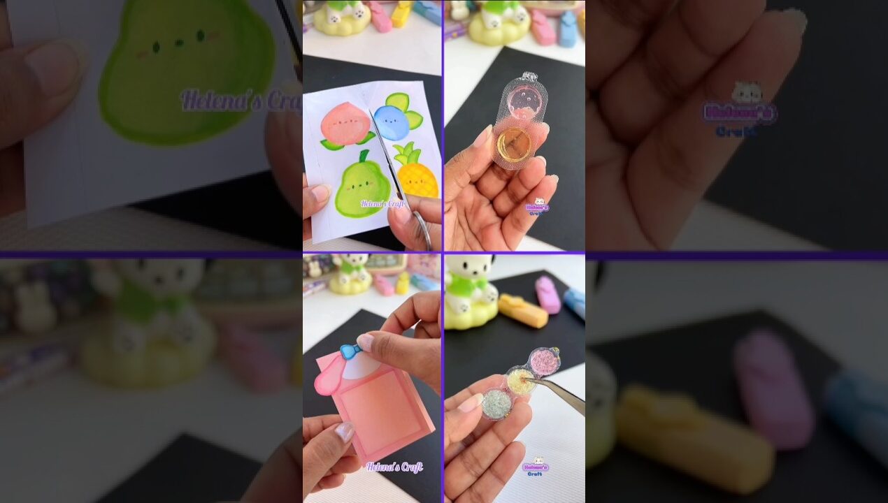 4 Creative Craft Ideas 🤩 #diy #craft #helenascraft #shorts #diyideas