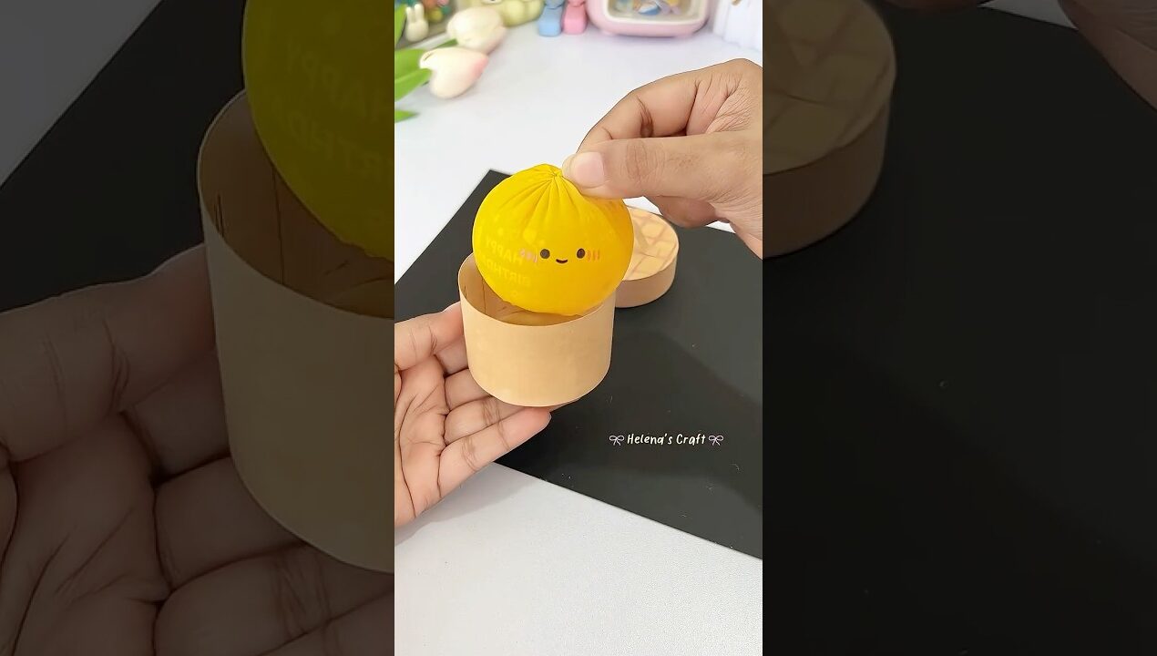 Viral Dumpling Squishy 🥟 #diy #shorts #craft #diyideas #helenascraft