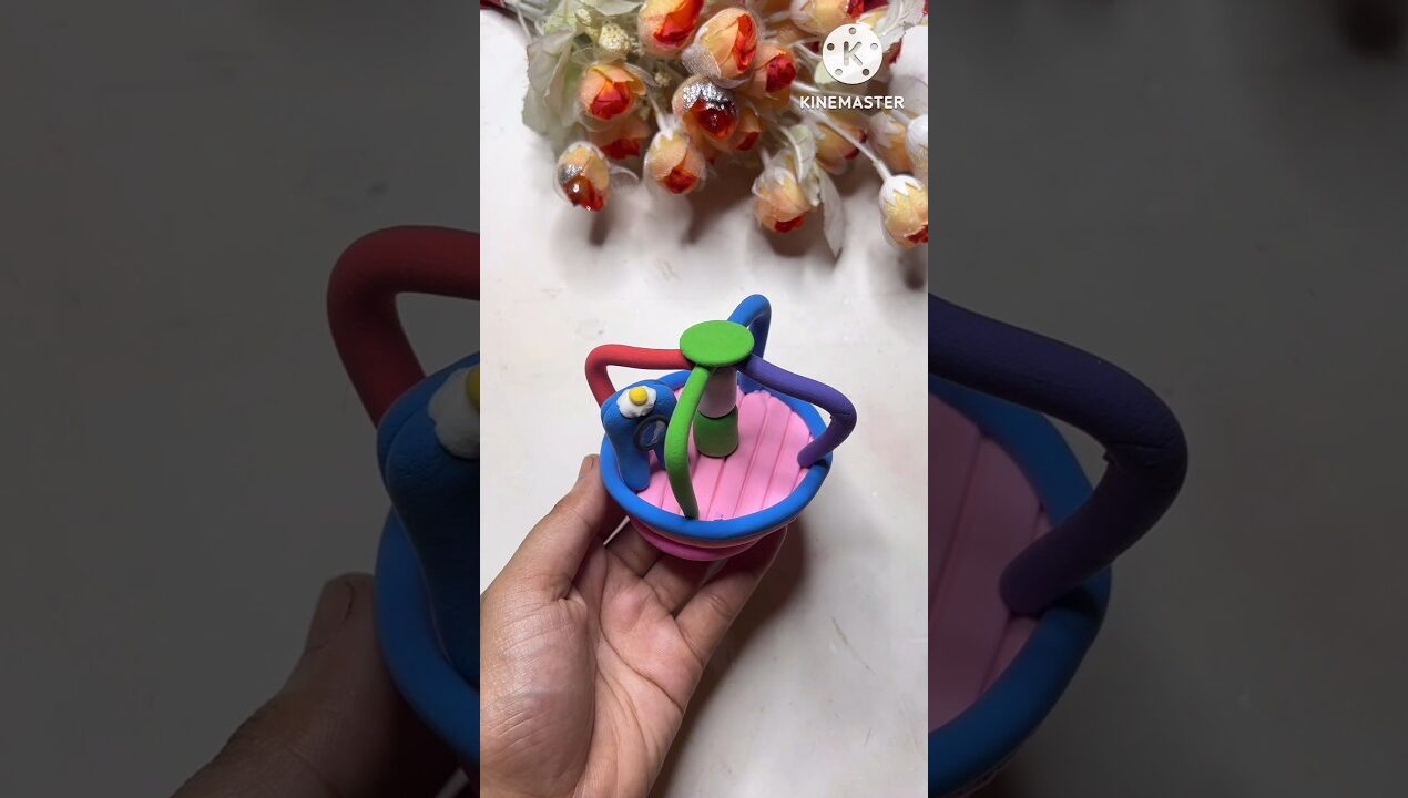 DIY idea 💕supar clay diye khelna banano 🎄#diy #trend #shots #art #clay #funny #music #youtubeshorts