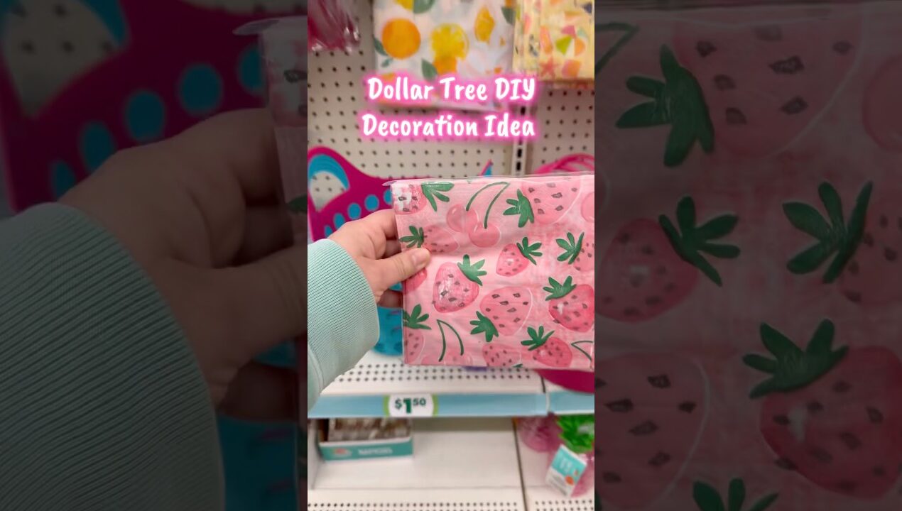 Perfect Dollar Tree DIY Decoration Idea #dollartree #dollartreediy #trendingshortsvideo