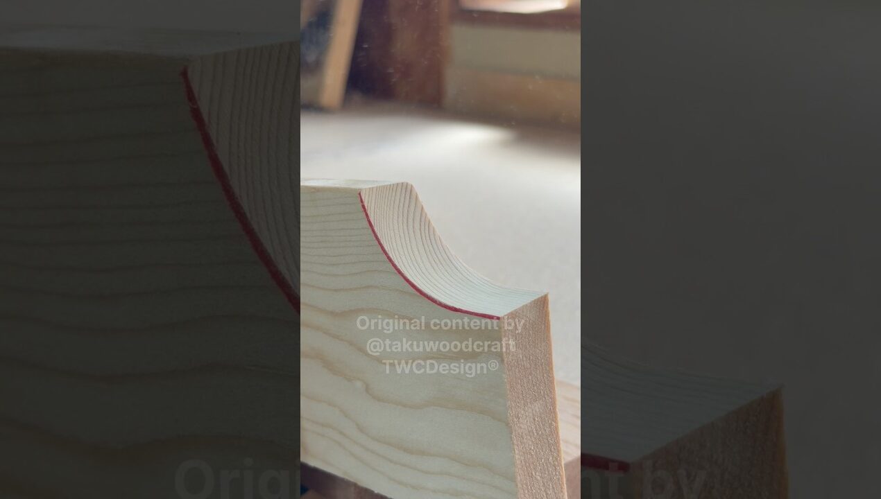 Smooth Curve Hack #shorts #woodworking #diy